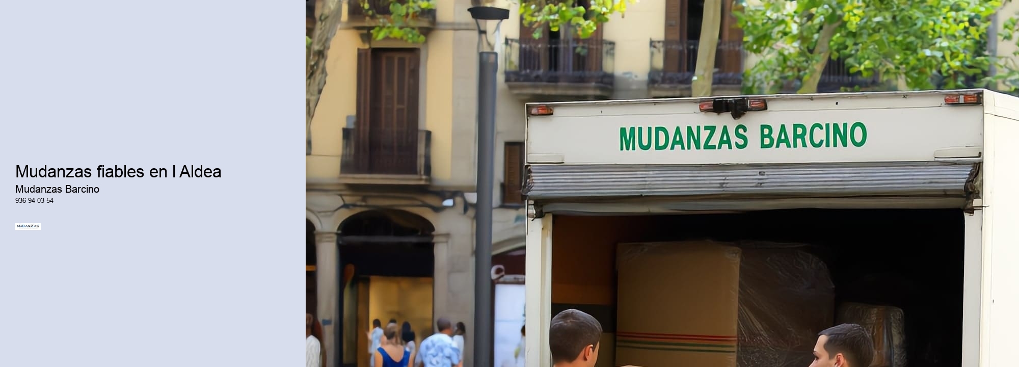 Mudanzas fiables en l Aldea 