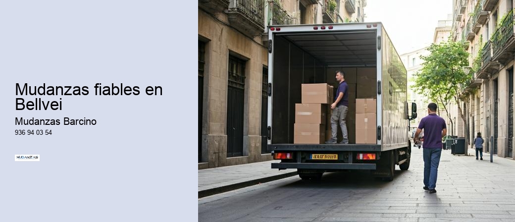 Mudanzas fiables en Bellvei 